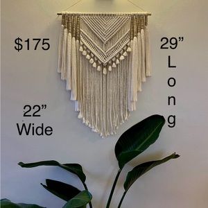 SALE!  NEWLY made Macramé, fiber wall art
